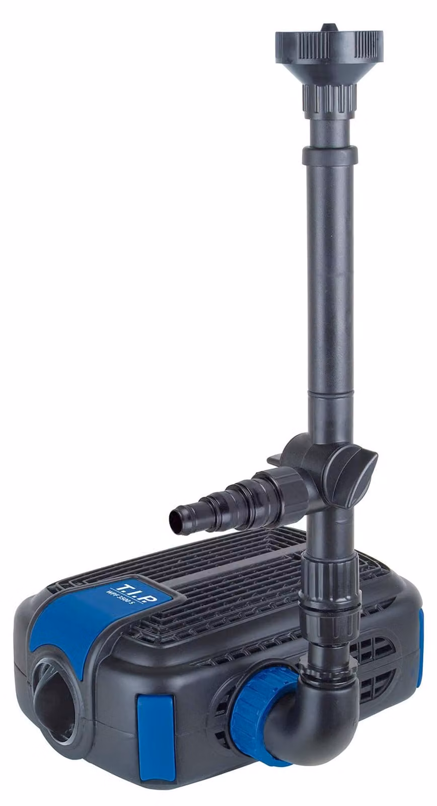 Pompa per laghetto/fontana - Capacità: 3500 litri all'ora - Altezza di sollevamento: 3,0 metri - Potenza: 68 watt - Materiale: plastica nera