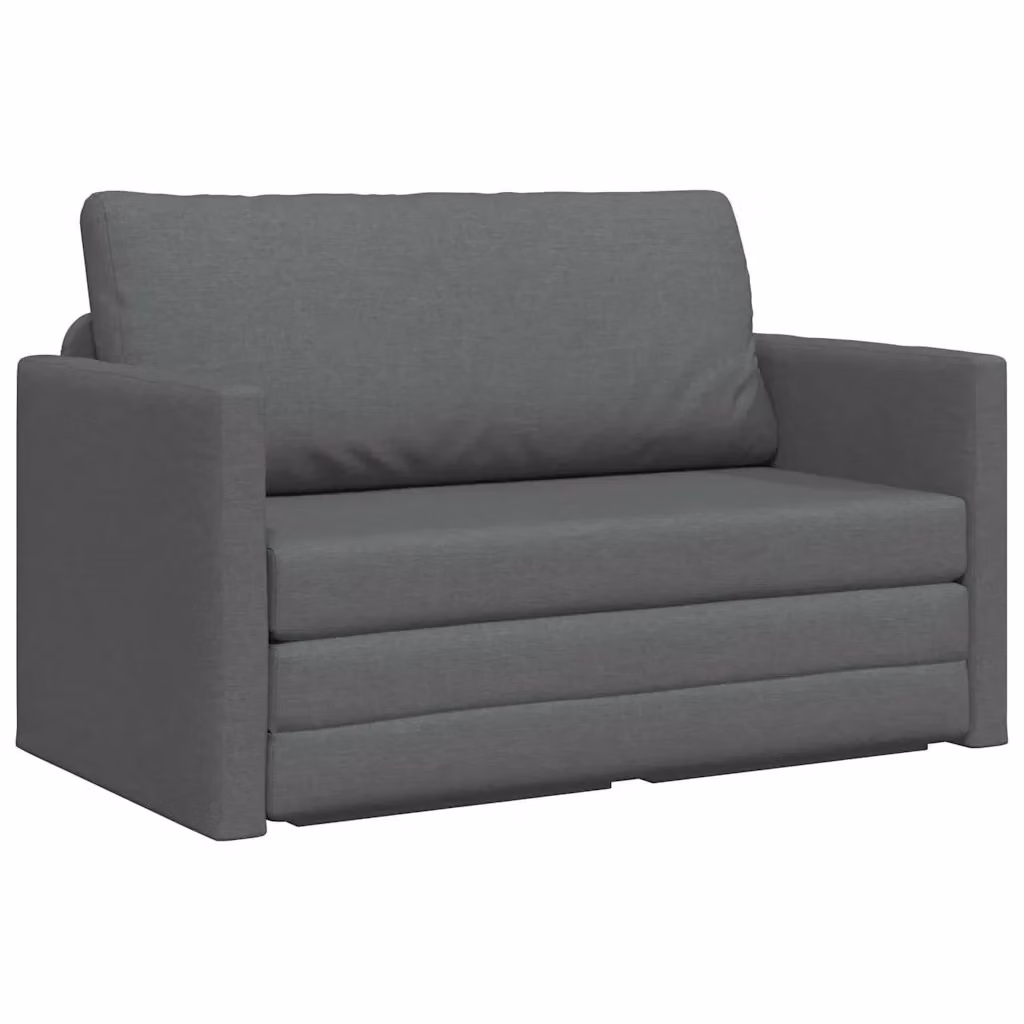 Divano letto moderno vidaXL in tessuto grigio L: 124 cm, P: 71 cm, H: 78 cm – 2