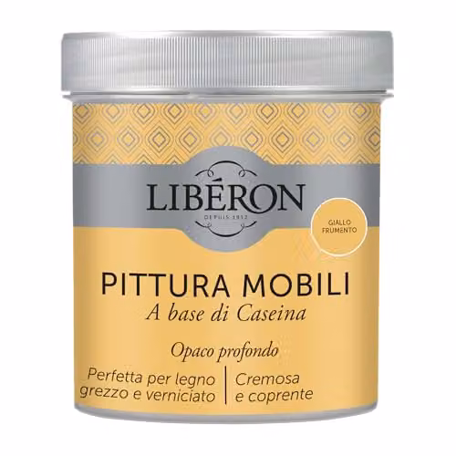 Libéron Pittura Mobili a base di Caseina Giallo Frumento 0,5L
