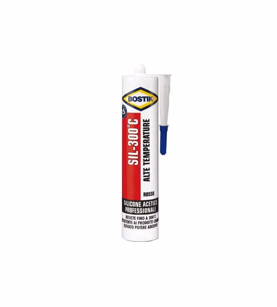 Silicone Alta Temperatura Rosso      Ml 300 Bostik
