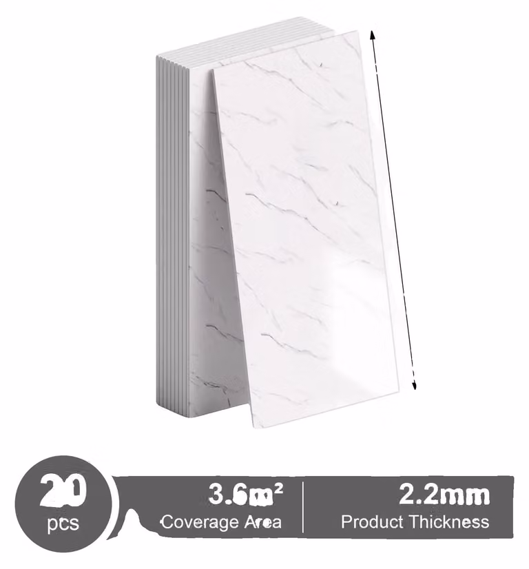 Adesivi per piastrelle, autoadesivi, superficie impermeabile, QT-04, 40 pezzi