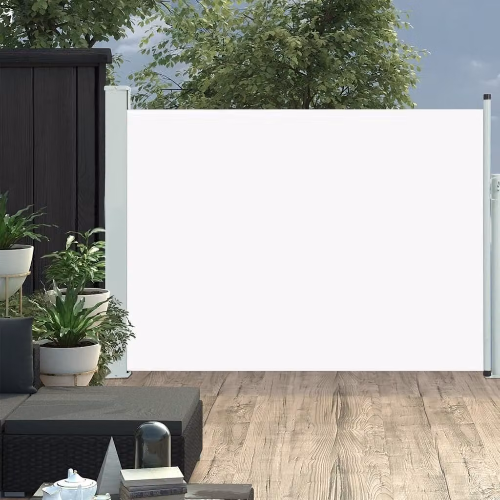 Maison Exclusive - Tenda da sole laterale estensibile, 100x514 cm, color crema