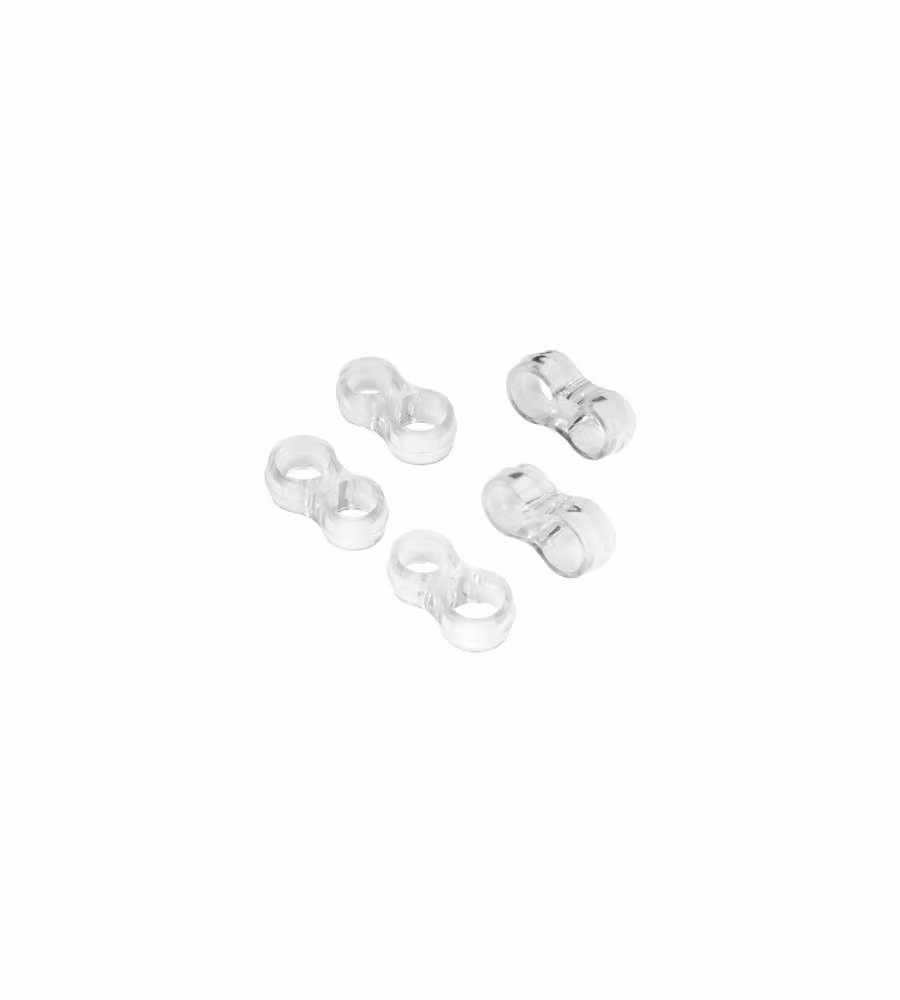 Fermaporte Maniglie Trasparente Paracolpi in Gomma 170x83 mm