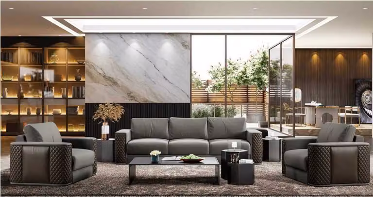 Sofagarnitur 311 Sitzer Luxus Sofa Sessel Wohnzimmer Komplett