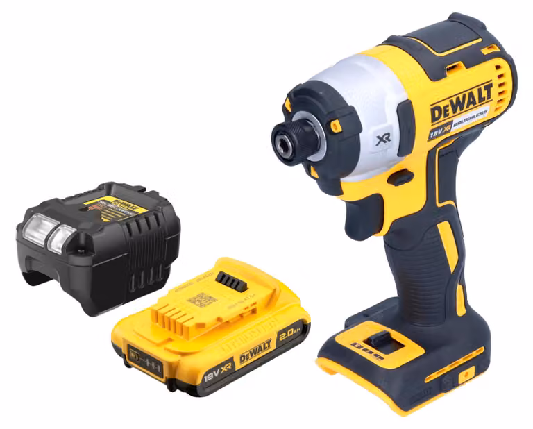 Avvitatore a impulsi a batteria DeWalt DCF 887 D1 18 V 205 Nm 1/4" brushless + 1x batteria ricaricabile 2,0 Ah + caricatore