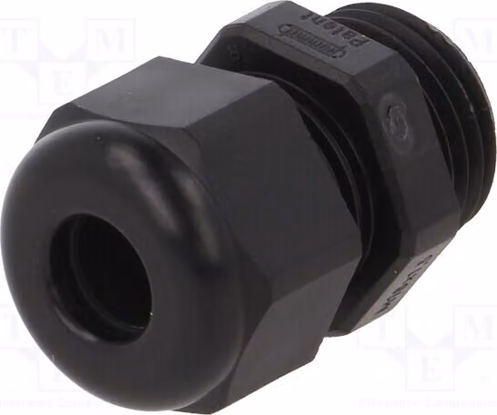5 connettori per cavi, colore nero, dimensioni 1,5, codice prodotto: 1.209.1601.50 n, filettatura M16, grado di protezione IP68