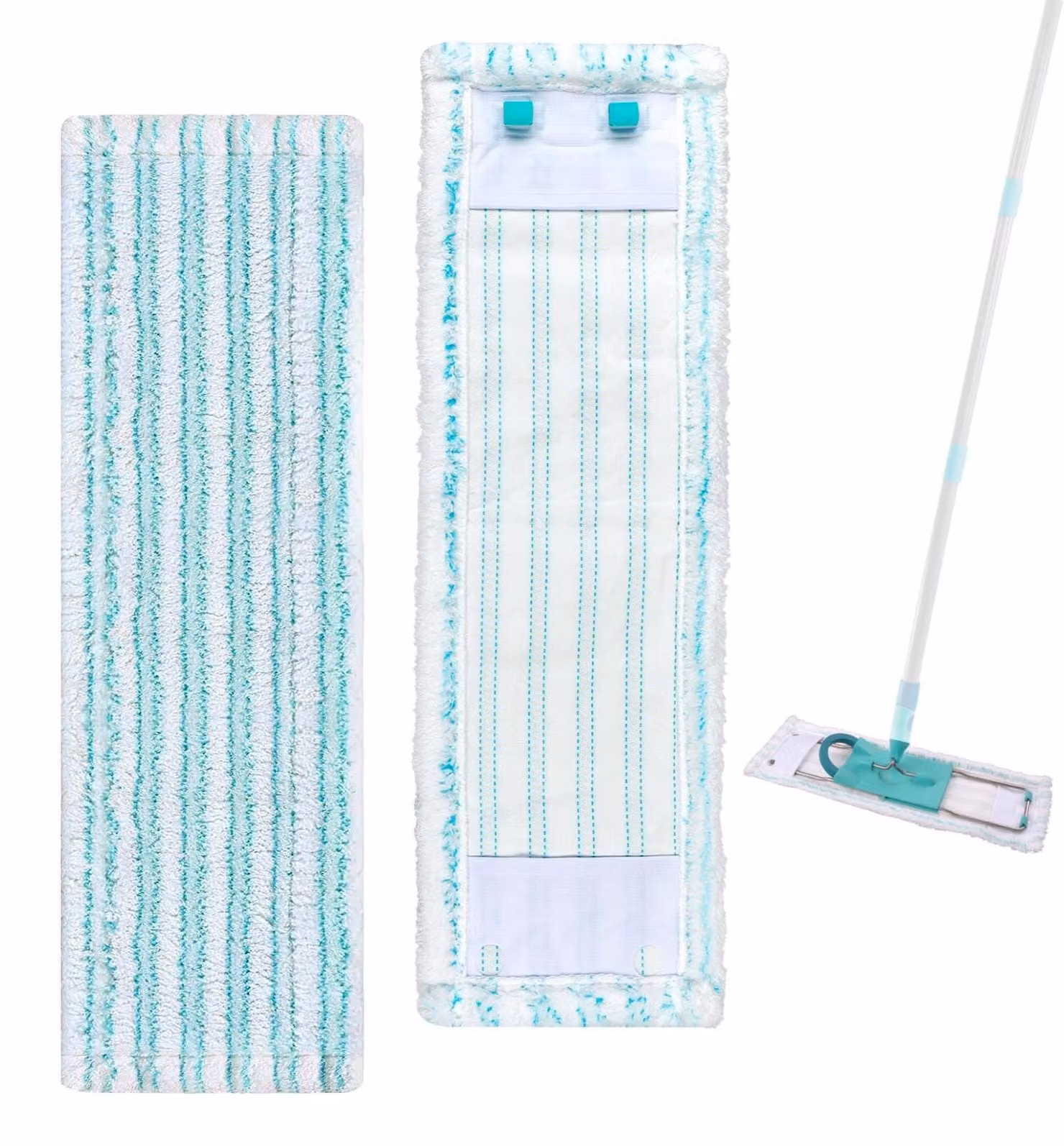 2 coperture di ricambio per mop Leifheit Profi XL, dimensioni 47x15 cm