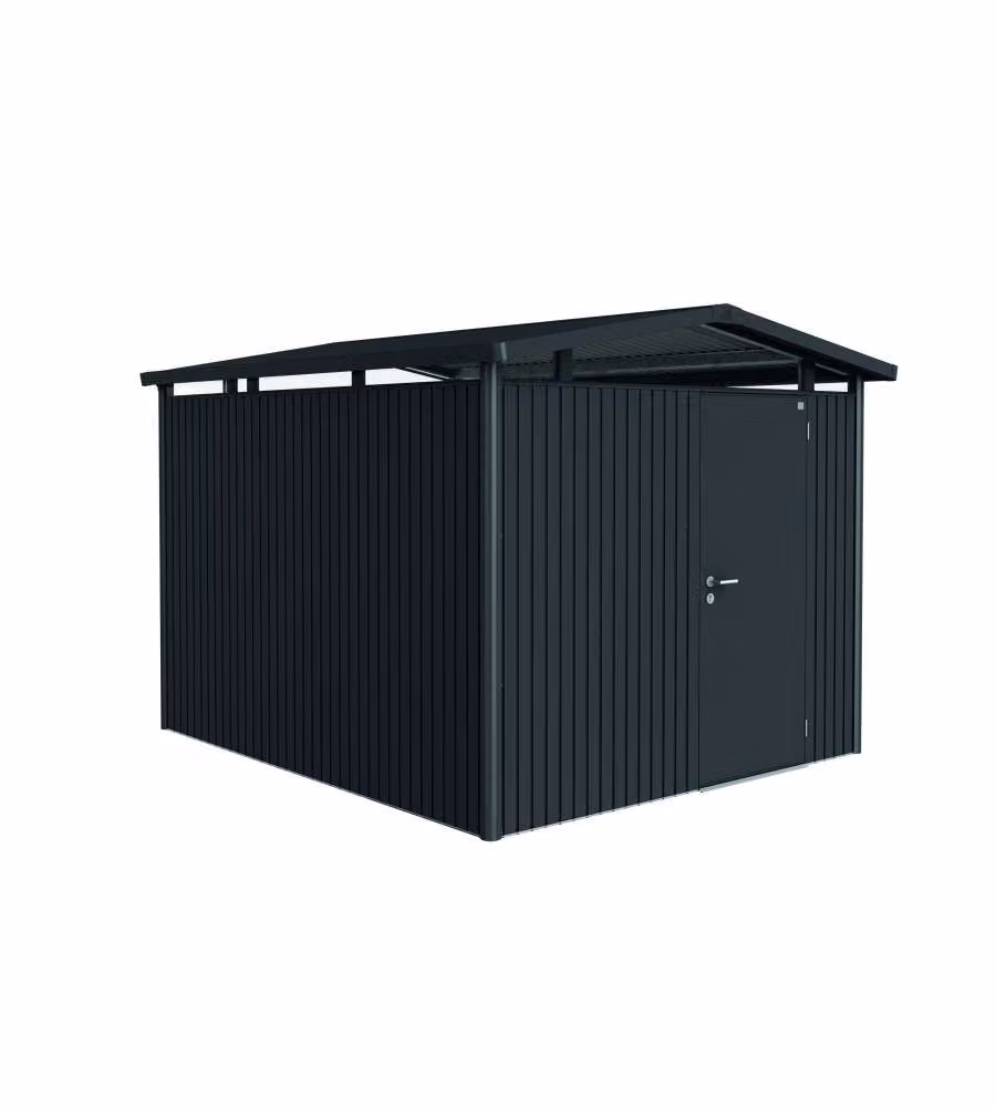 Casetta Panorama Misura P5 grigio scuro metallizzato con porta standard