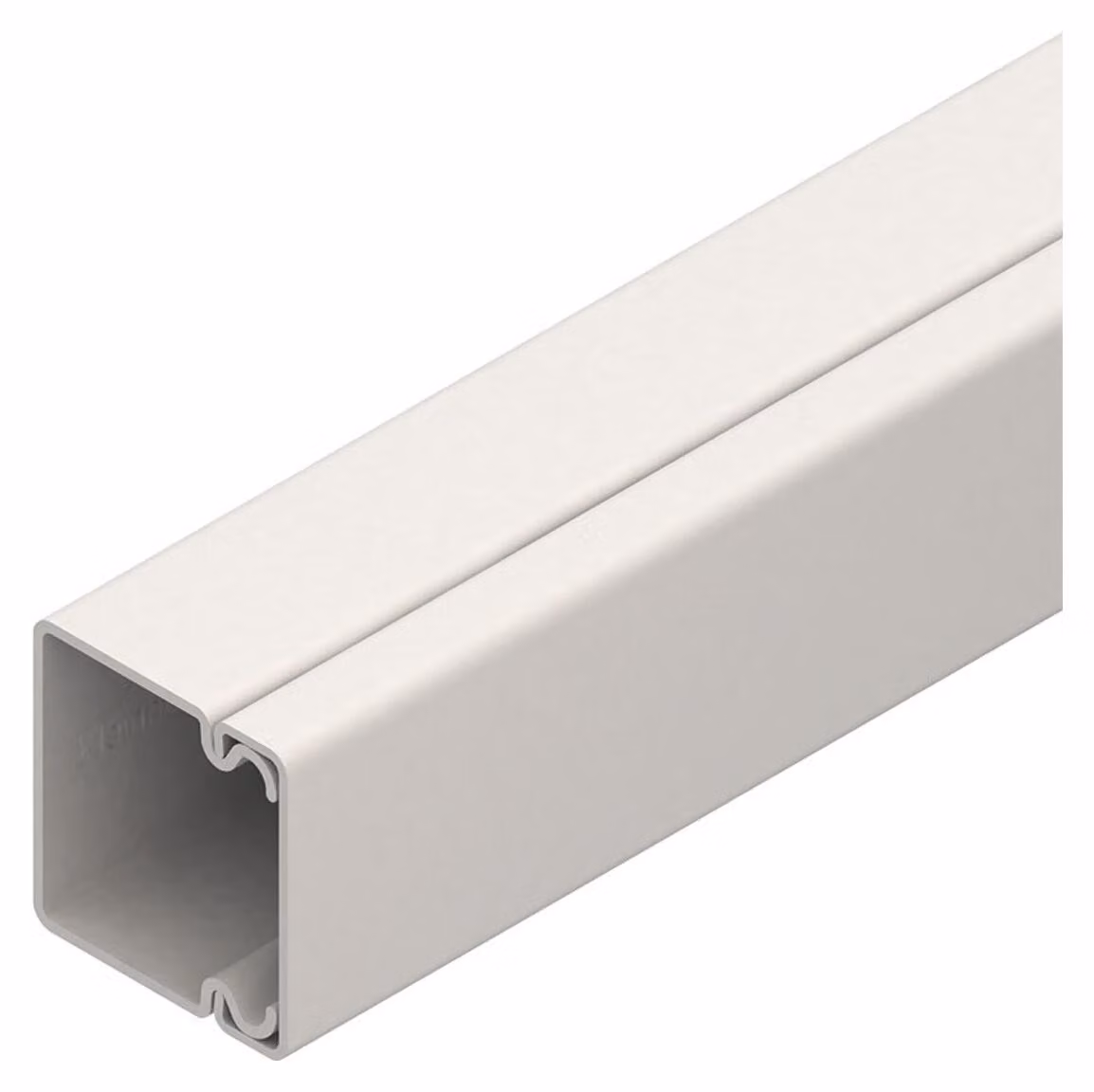 2 metri di tubo grigio chiaro 40x60 RAL7035 - Grondaia 40x62mm RAL7035 HKL4060.8