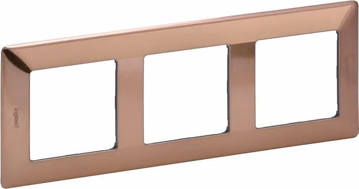 Legrand Valena Life Telaio a 3 ante in rame 754163