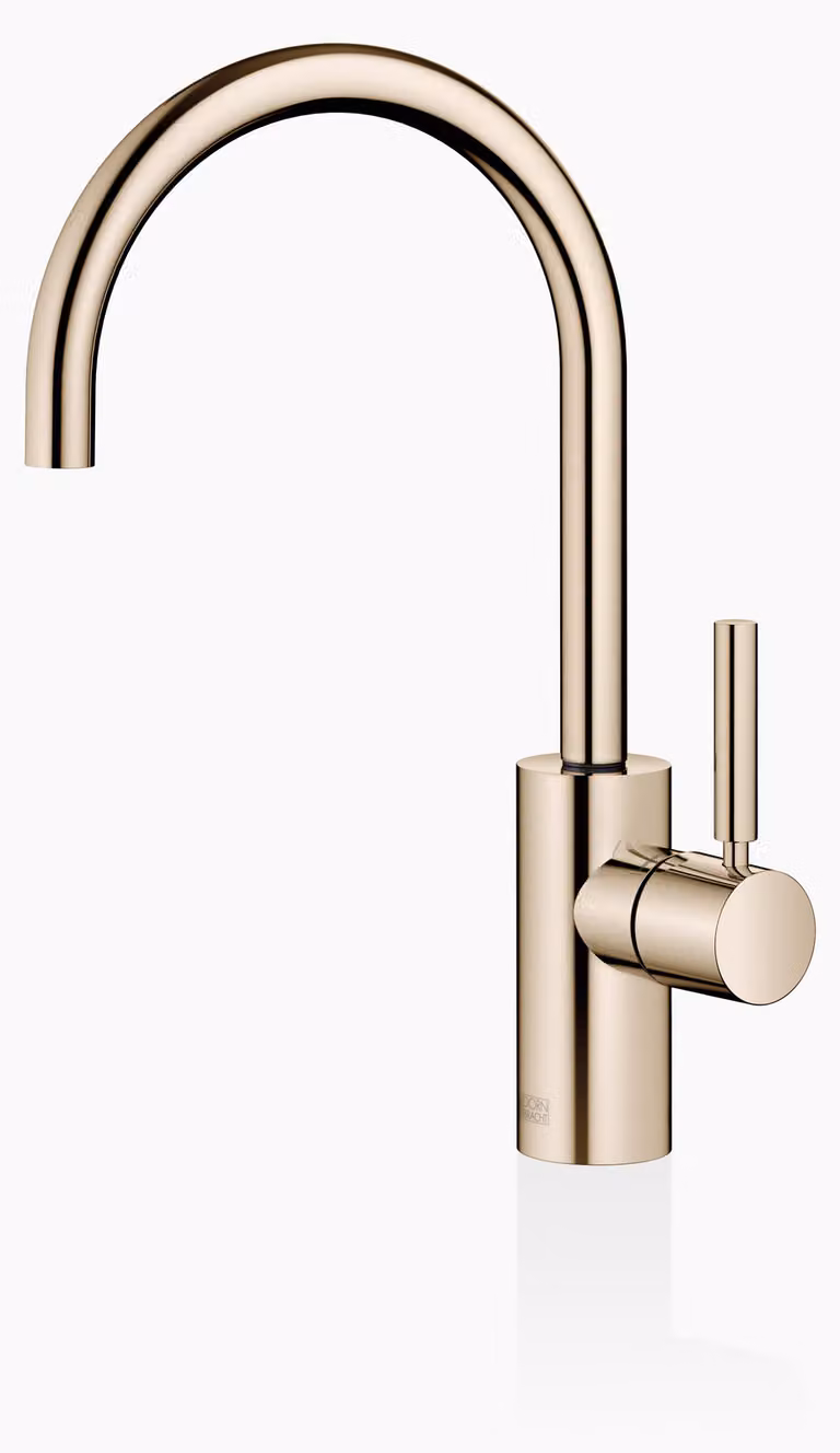 Dornbracht META Mitigeur monocommandé pour lavabos sans vidage, saillie 165mm, bec orientable 360, 33565661-26, 33565661-26