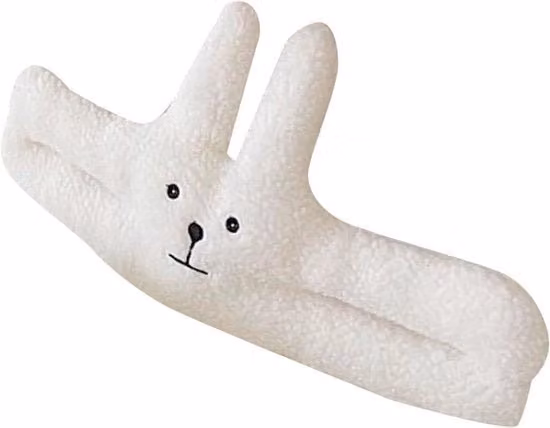 Protezione per dita a forma di C in plastica e cotton PP bianca per la sicurezza anti-schegge e la prevenzione infortuni