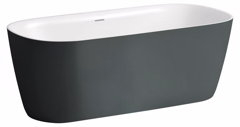 LAUFEN MEDA Baignoire en pose libre, Marbond, 1600x750x590mm, H221112, H2211121670001, H2211121670001