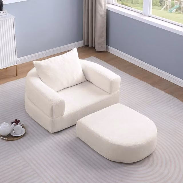 Divano Letto Pieghevole con Materasso e Cuscino ¨C MINIMAL ¨C Tessuto