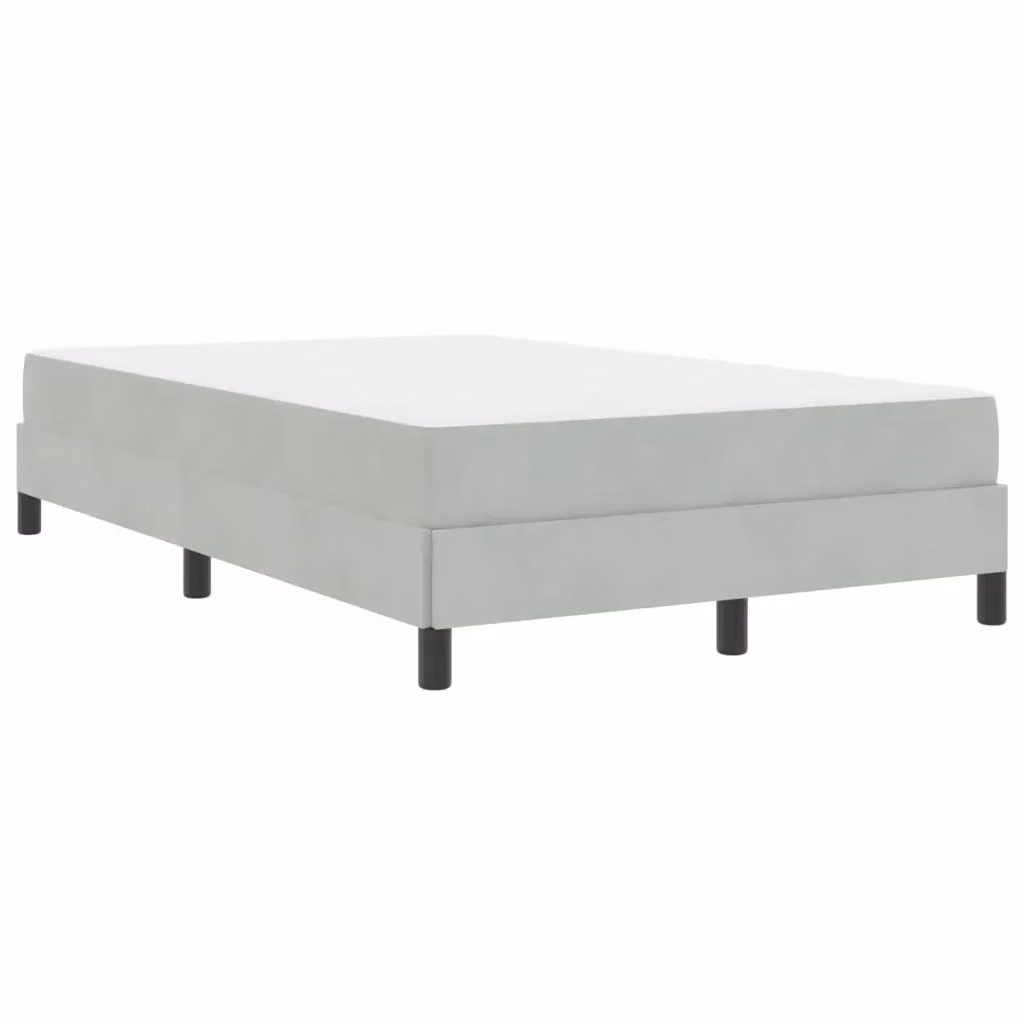 Letto a molle con materasso vidaXL Grigio, L/P: 120 x 200 cm – 2