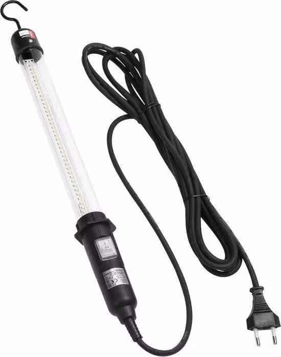 Lampada da lavoro a LED 40 LED, potenza nominale 8,5 W - 500 lm - IP44 - 6000 K - Cavo 2 x 0,75 mm² - 5 m