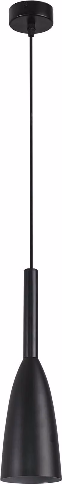 Lampada a sospensione Solin nera 1xE27x60W in metallo, dimensioni: 100x10x10 cm, IP20, Light Prestige