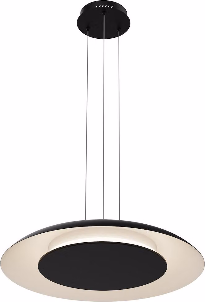 Lampada a sospensione Milagro PIATTINO Nero 30W LED 3000K 4000K 6000K