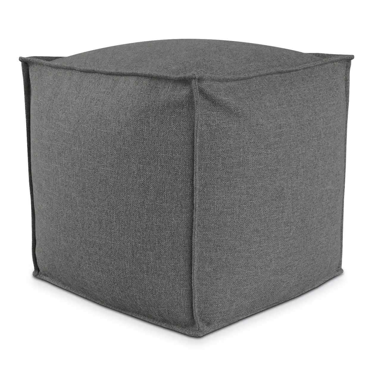 POUF QUADRATO PIUMA 60x60 cm Tortora