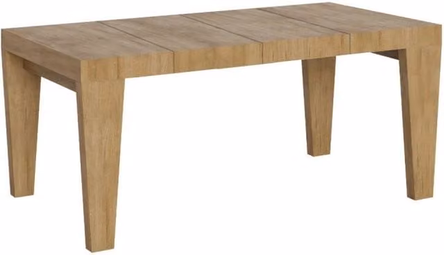 Tavolo allungabile moderno Itamoby in finitura rovere marrone, L/P/H: 130 x 90 x 77 cm (estendibile fino a 234 cm)