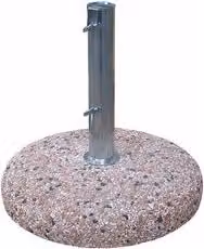 Base per ombrellone Yes Everyday in cemento e acciaio grigio, 25 kg