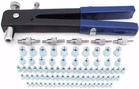 Connettori a vite con chiave per viti M3, M4, M5, M6, M8, set di 106 pezzi