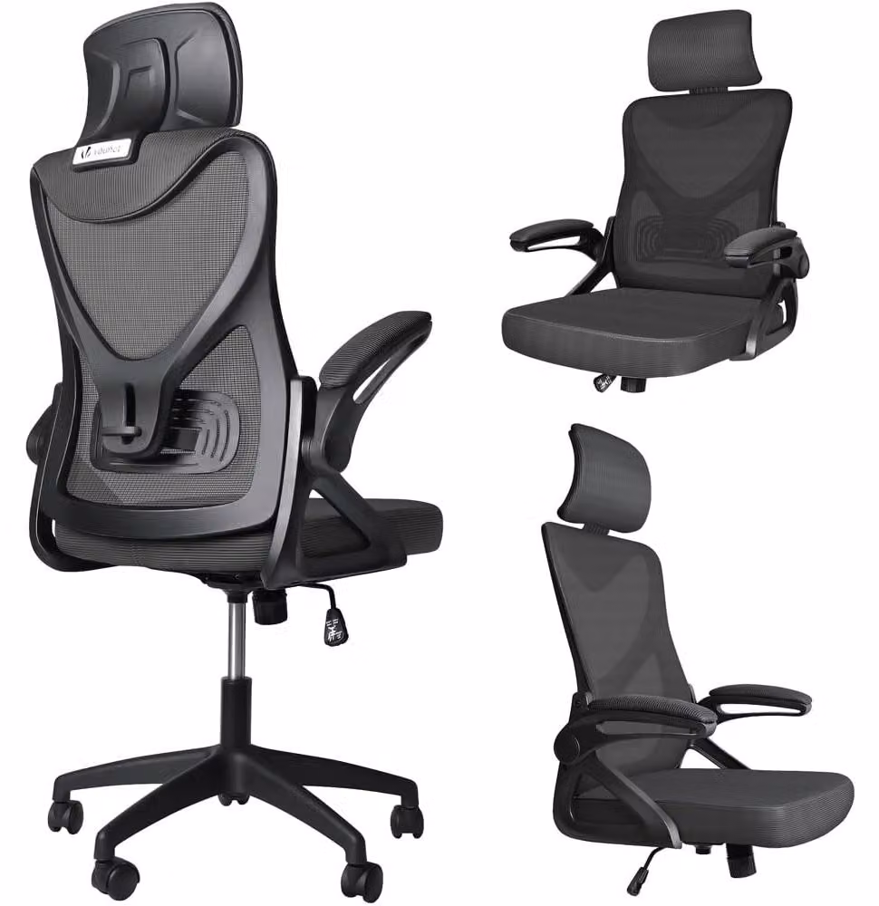 Sedia da ufficio ergonomica con supporto lombare regolabile