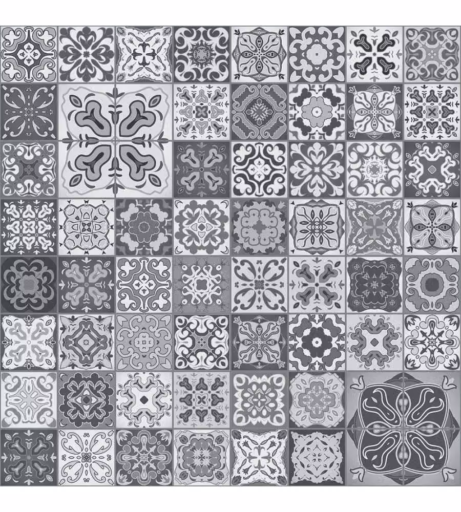 Plastica Adesiva 200x45 cm Cementina Grigia per Superfici