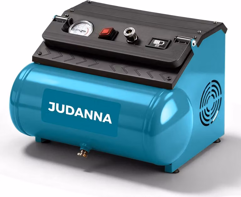 Accucompressor – Compressore d'aria portatile – Pressione di esercizio: 8 bar – Capacità: 8 litri – Senza olio