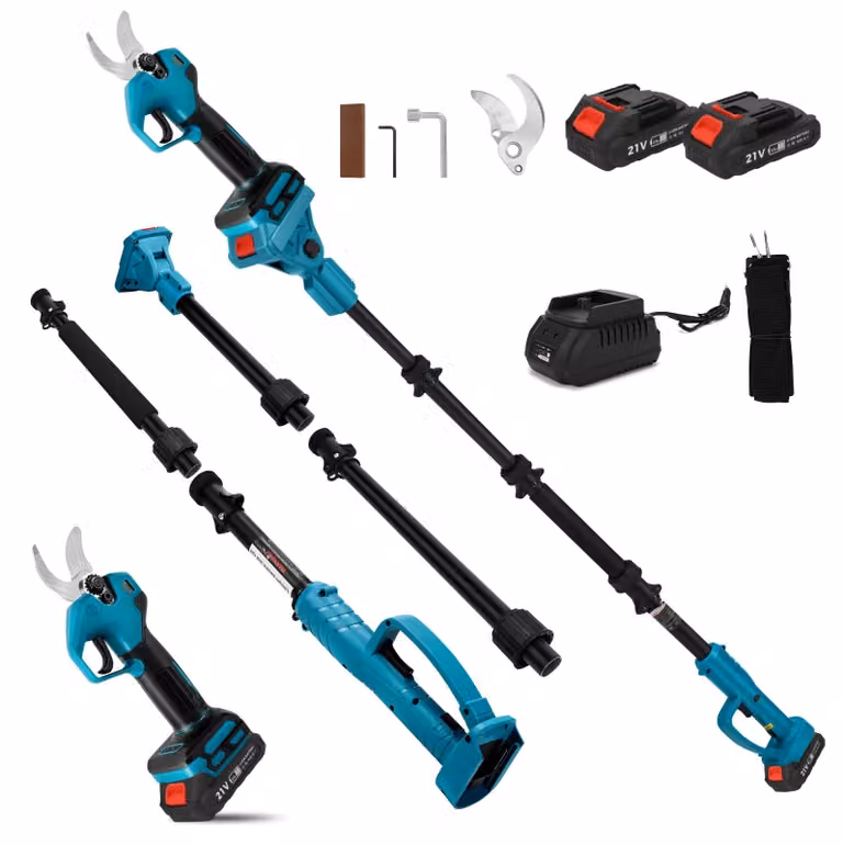 Tagliabordi a batteria 2-in-1, 2 batterie da 2,0 Ah, larghezza di taglio massima 30 mm, telescopico fino a 4,5 metri
