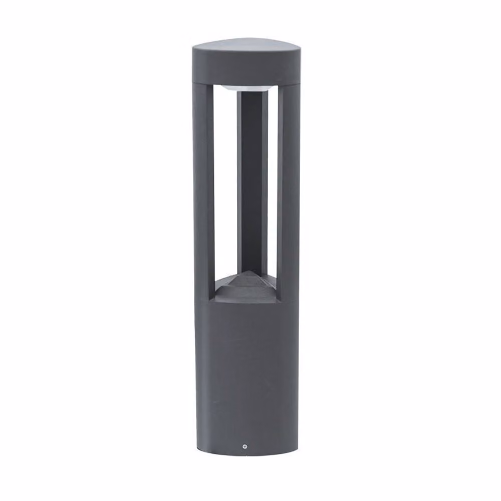 Palo luminoso da esterno 50x12,5 cm GX53 grigio scuro IP54 SU-MA FAN GL 11204