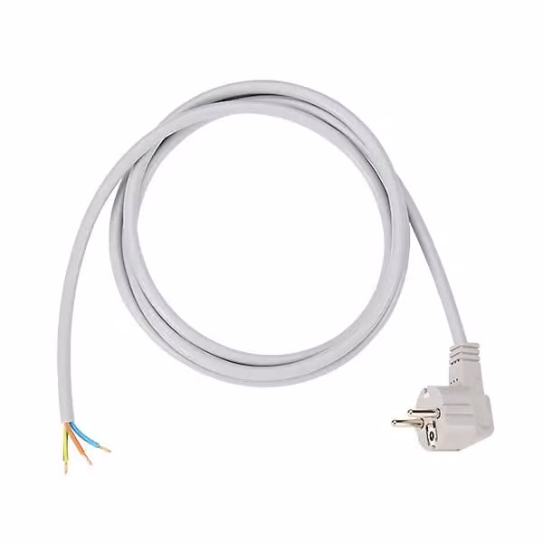 Cavo di alimentazione BACHMANN H05VV-F 3G1,5 3m, grigio, confezionato singolarmente