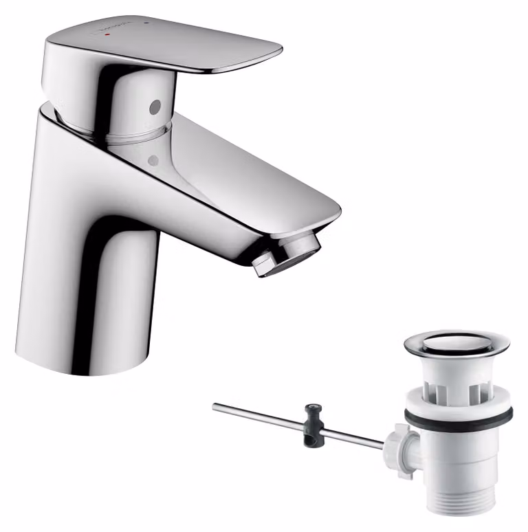 Hansgrohe LOGIS 70 Einhandmischer Waschtisch mit Ablaufgarnitur