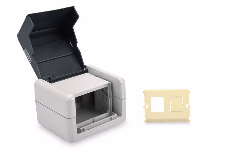 Inserto DIGITUS per telaio da esterno, per 2x RJ45