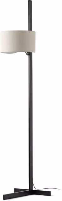 STAND UP Lampada da terra nera