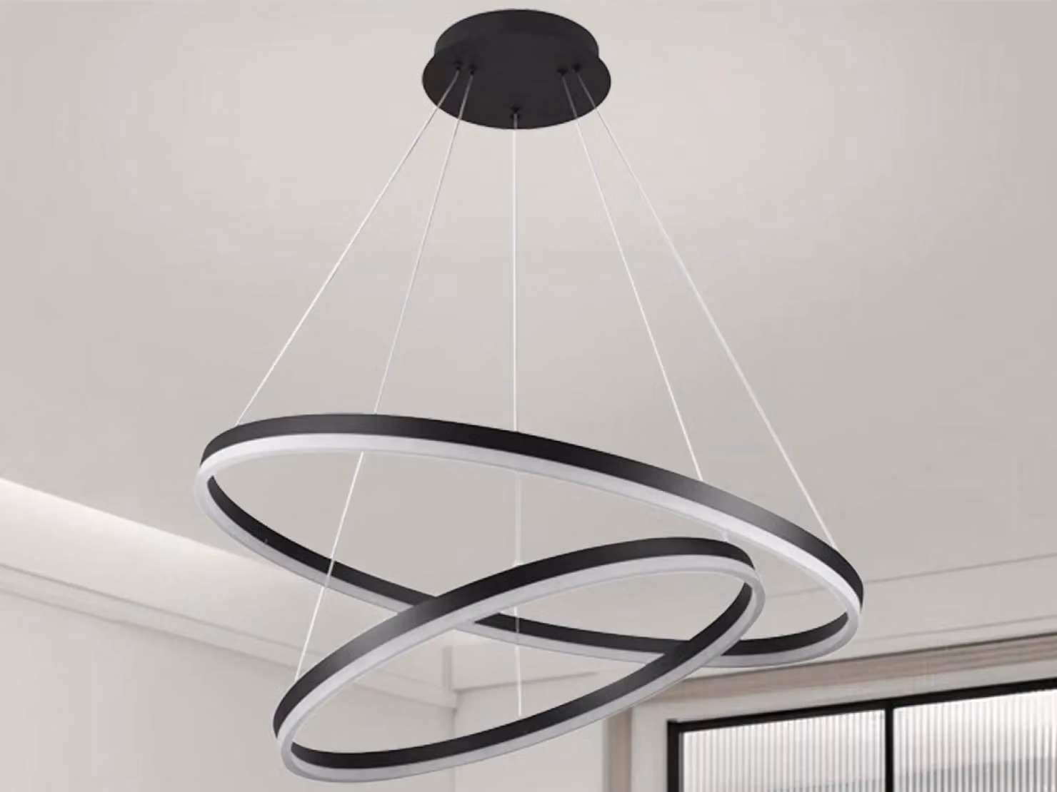Lampada a sospensione LED con telecomando, 100W - J4311/B