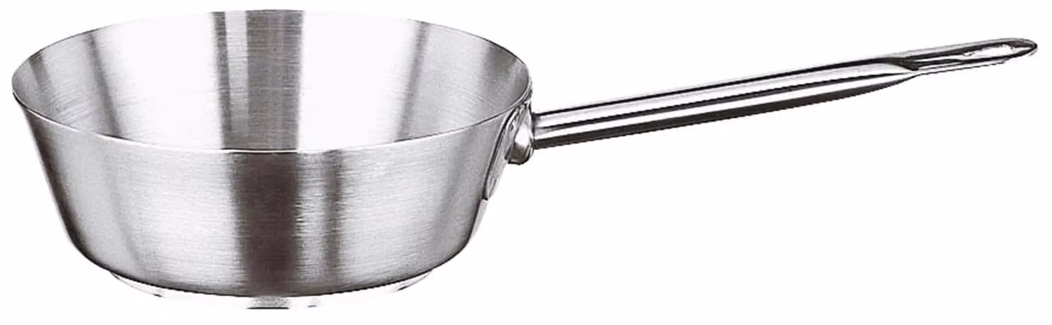 Casseruola Conica Serie 1100 in acciaio inox per induzione, diam.24cm