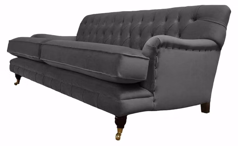 Sofa 3 Sitzer Couchen Art déco Dreisitzer Textil Luxus Couch Polster
