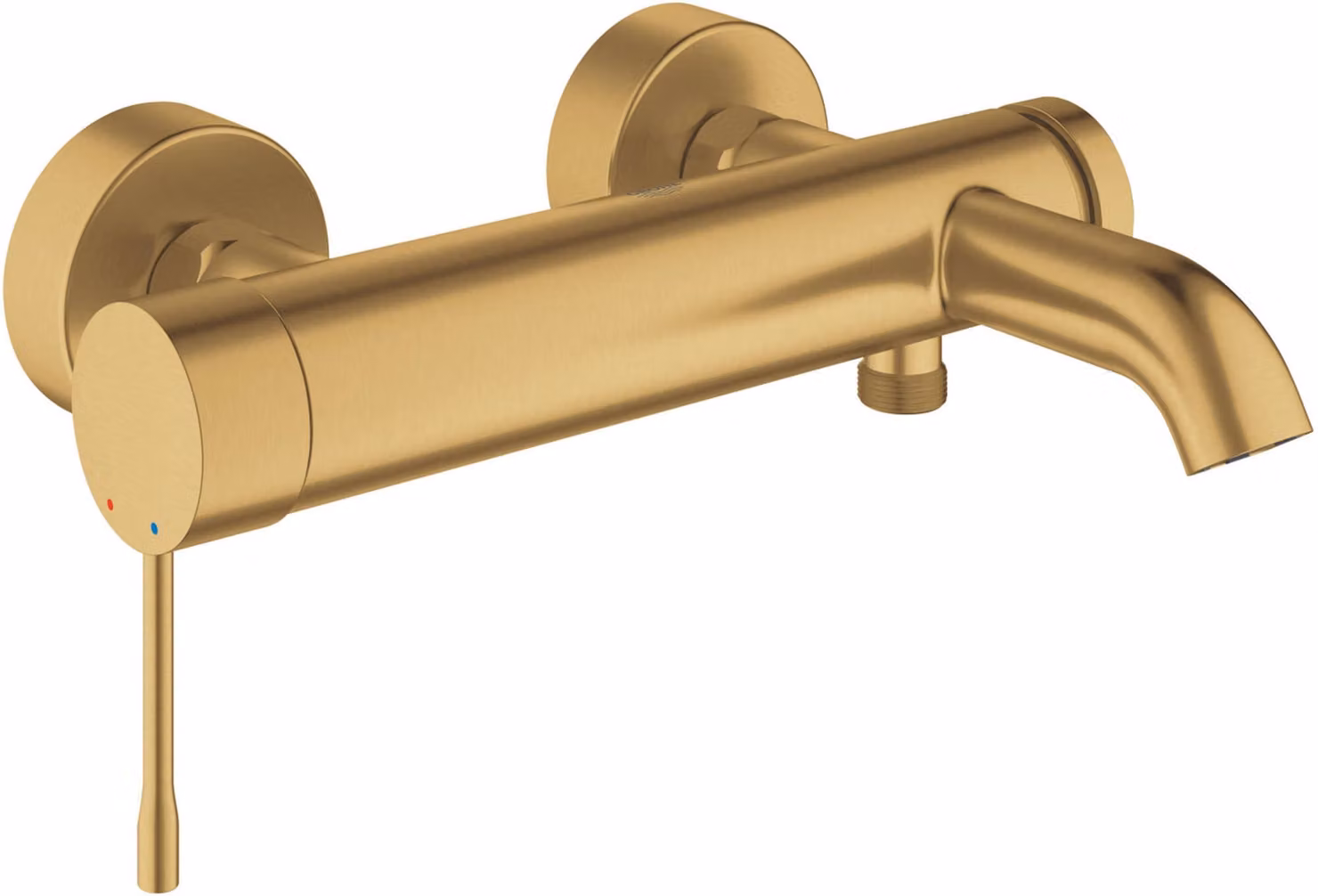Grohe Essence Mitigeur monocommandé pour bain, montage mural, apparent, saillie 193mm, 25250GN1, 25250GN1