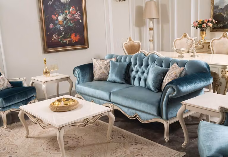 Sofa Design Dreisitzer Couch Polster 3er Sofas Zimmer Möbel Luxus Couchen Stoff
