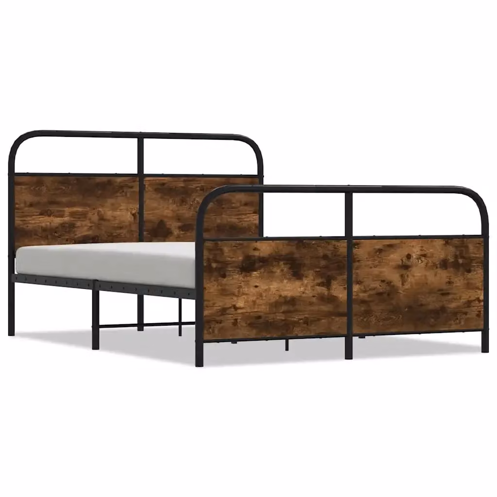 Giroletto in metallo vidaXL colore rovere fumo L: 140 cm, P: 200 cm – 2