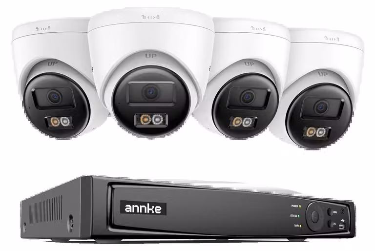 Telecamera di sicurezza, visione notturna, ingresso a 8 canali, 8 canali con 4 telecamere, Nessuno