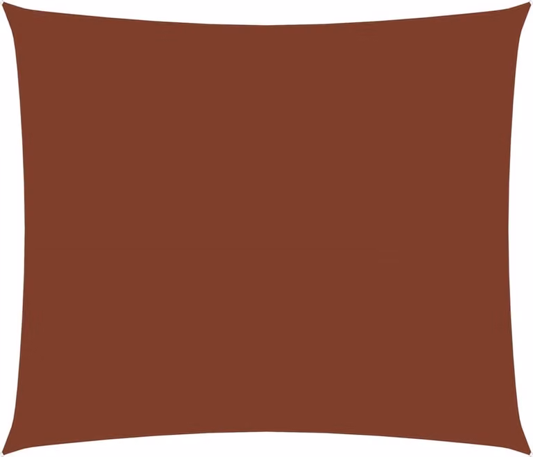 Parasole a Vela Oxford Rettangolare 3,5x4,5 m Terracotta