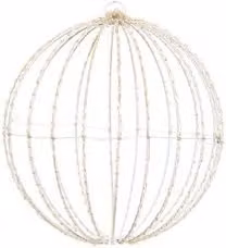Sfera 3D (D30 cm) 1 gioco di luce (1pz) 520 luci - MICROLED Bianco caldo e Bianco freddo 75740