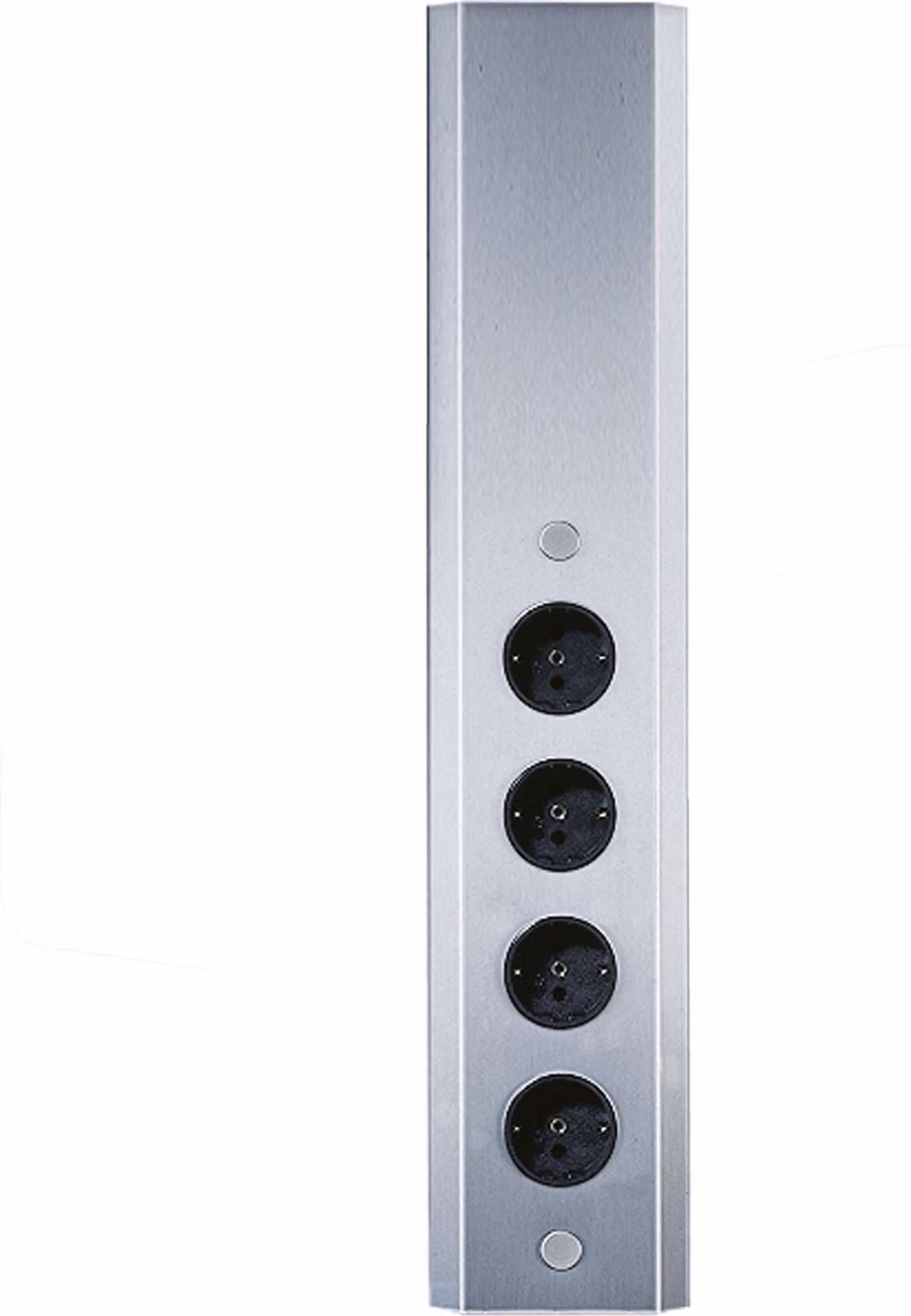 Presa a muro Thebo 17486 in acciaio inox a 4 ingressi ST 3006 verticale