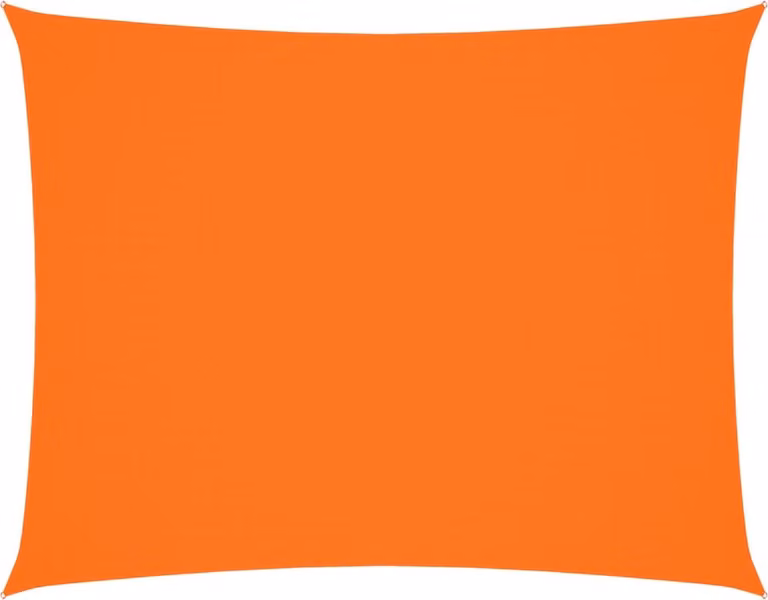 Parasole a Vela Oxford Rettangolare 4x6 m Arancione