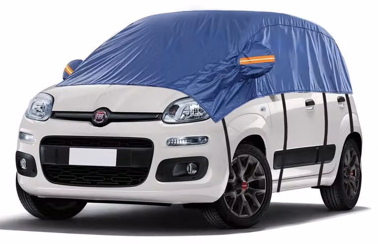 Copertura impermeabile e traspirante per auto, adatta a semirivestimenti, per FIAT Panda dal 2003 al 2023