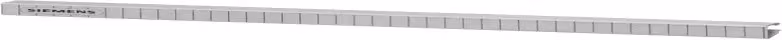 Siemens ALPHA-ZS, copertura per sistema di sbarre collettrici 12x 5 mm CU e 12x 10 mm CU L=210 mm 8GS40200
