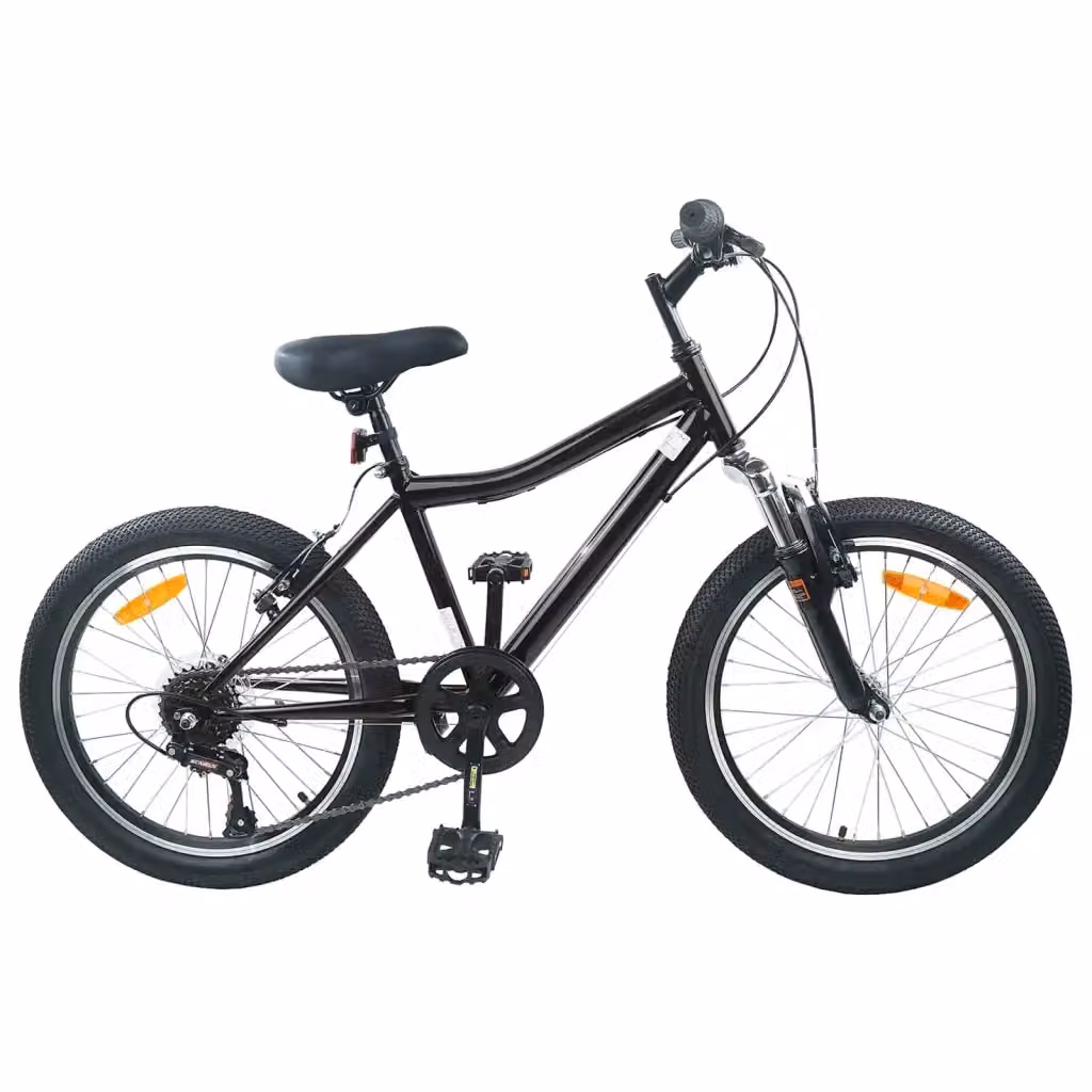 Bicicletta per bambini da 24 pollici con 6 velocità, colore nero – 2