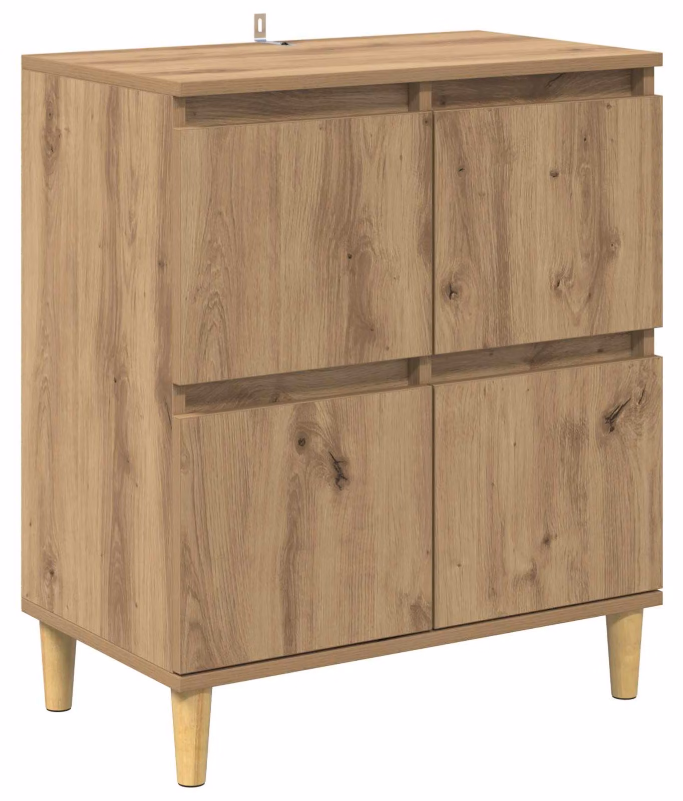 Credenza Rovere artigianale 60 x 35 x 70 cm Legno multistrato